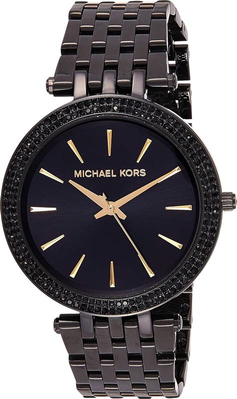 michael kors womens watches black